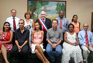 <p>L'élection du maire et des adjoints était à l'ordre du jour du premier Conseil municipal post-électoral hier à La Possession.
(photo WR)</p>