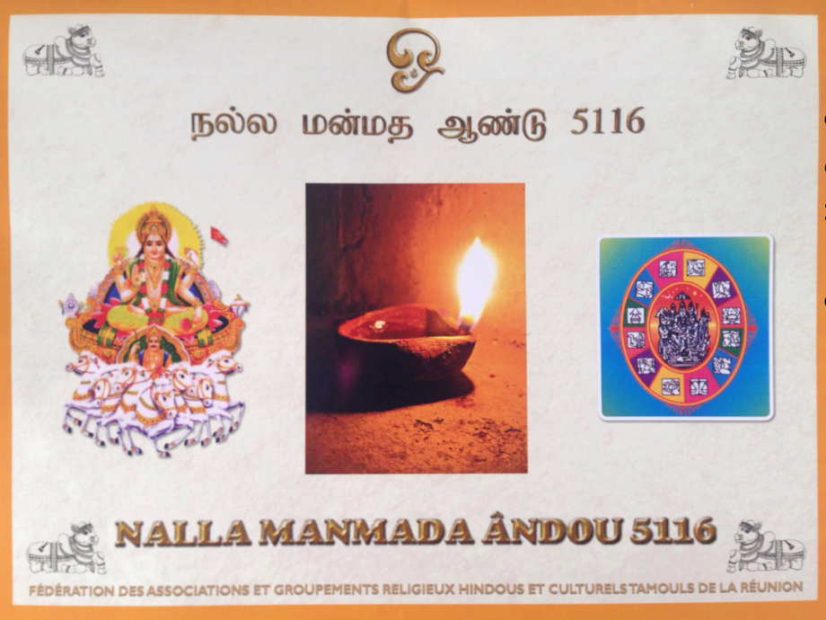 Manmada Ândou 5116 : célébration réunionnaise du Nouvel An Tamoul