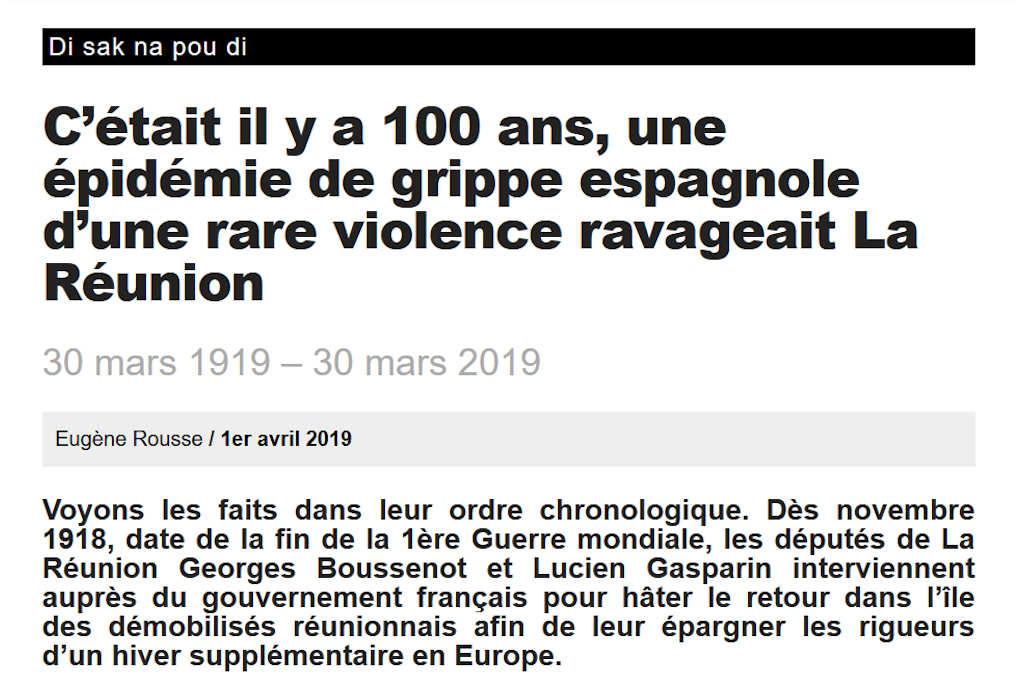 Pourquoi Appelle T On La Grippe Espagnole De la “grippe espagnole” au coronavirus : l’urgence d’une politique