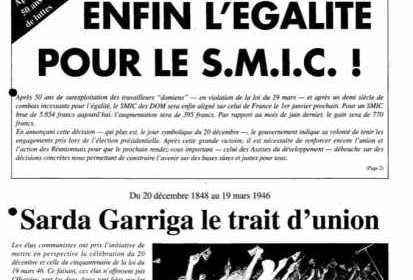 1995 : l'égalité pour le SMIC