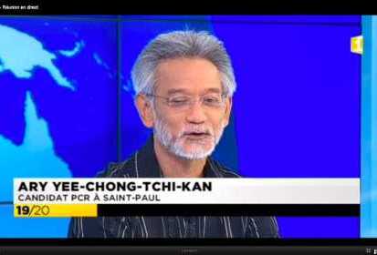 Ary Yee Chong Tchi Kan était invité hier dans le 19-20 de Réunion Première.