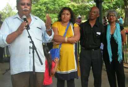 Selvam Chanemougame et Edward Lopin