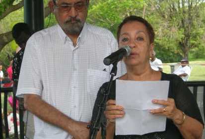 Idriss Issop-Banian et Danièle Moussa